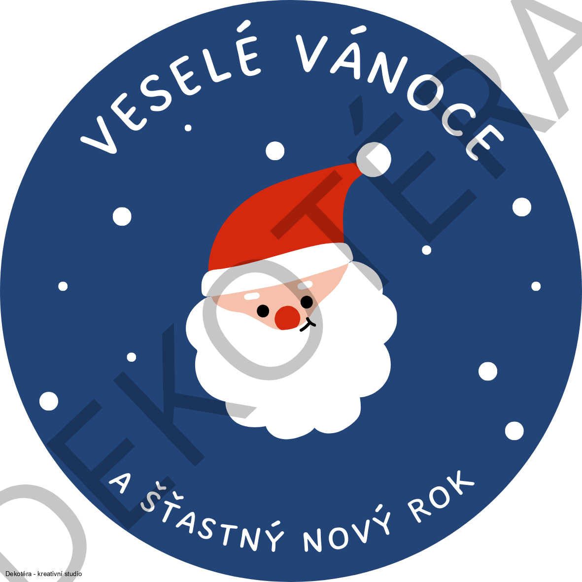 Veselé Vánoce - santa
