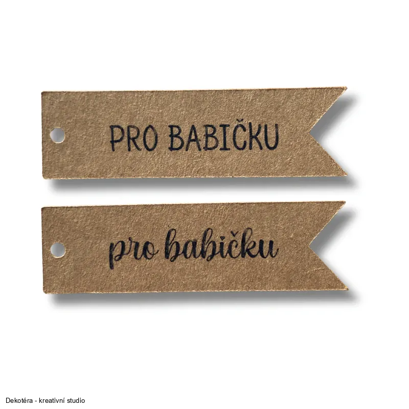 Štítek - pro babičku
