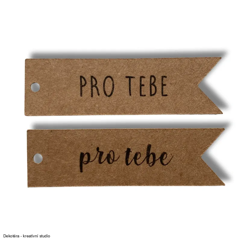 Štítek - pro tebe