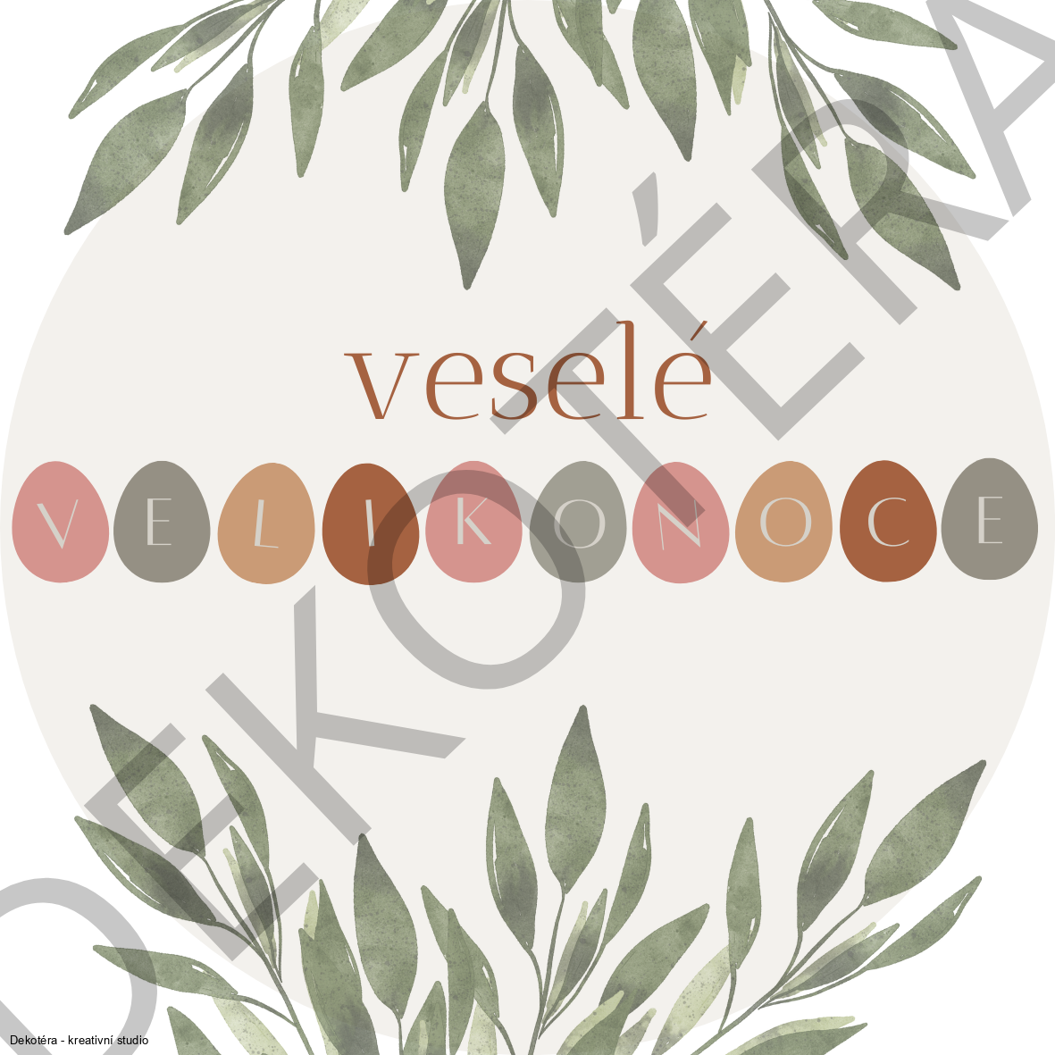 Veselé Velikonoce - vajíčka