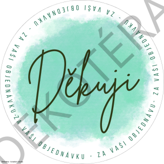 Děkuji za objednávku