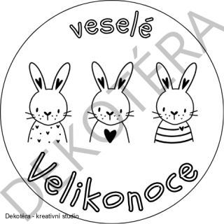 Veselé Velikonoce - zajíčci