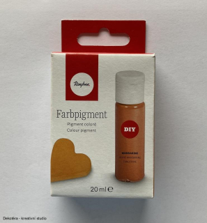Práškový pigment - mandarinka