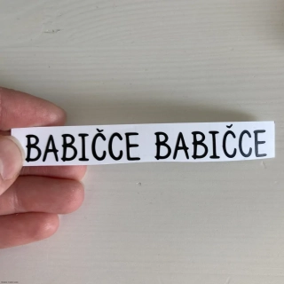 Vinylové samolepky - babičce