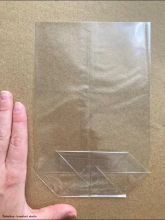Celofánový sáček s křížovým dnem 14 * 21 cm