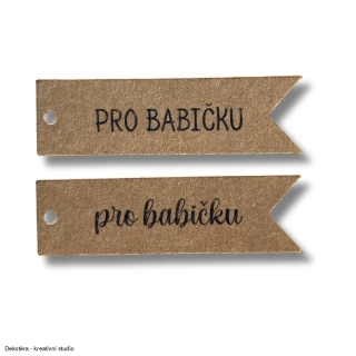 Štítek - pro babičku