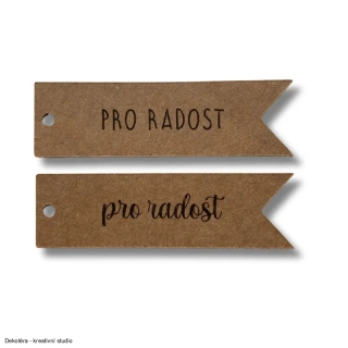 Štítek - pro radost