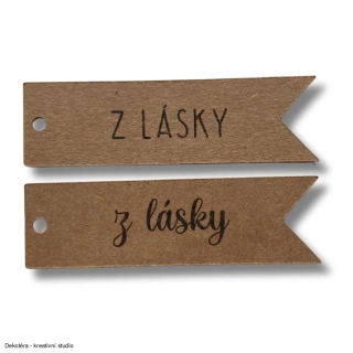 Štítek - z lásky