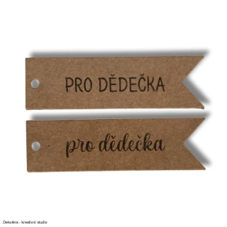 Štítek - pro dědečka
