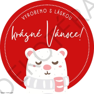 krásné Vánoce - medvěd