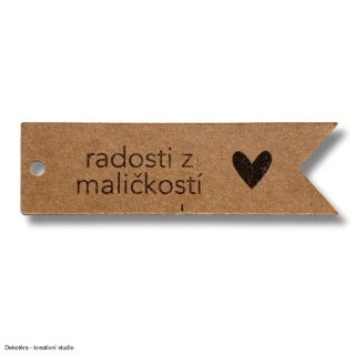 Štítek - radosti z maličkostí