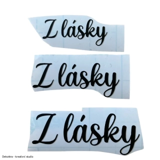 Vinylové samolepky - Z lásky
