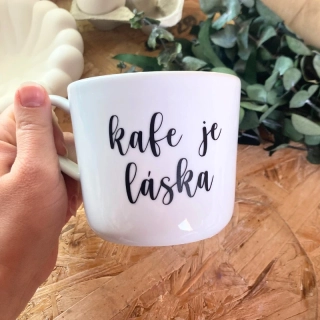 Hrníček "kafe je láska" 