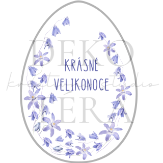 Krásné Velikonoce - fialové květiny