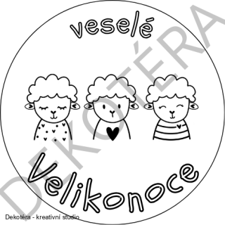 Veselé Velikonoce - ovečky